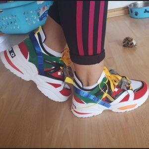 Multi Color Unisex Sneakers